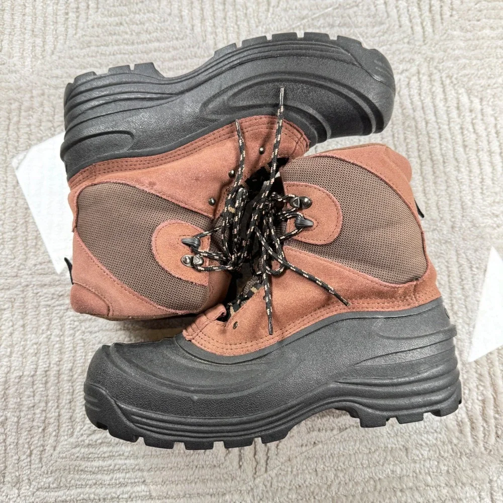 Ranger Winter Boots Men 12 Brown Duck Boots Thermolite Insulated Waterproof Snow